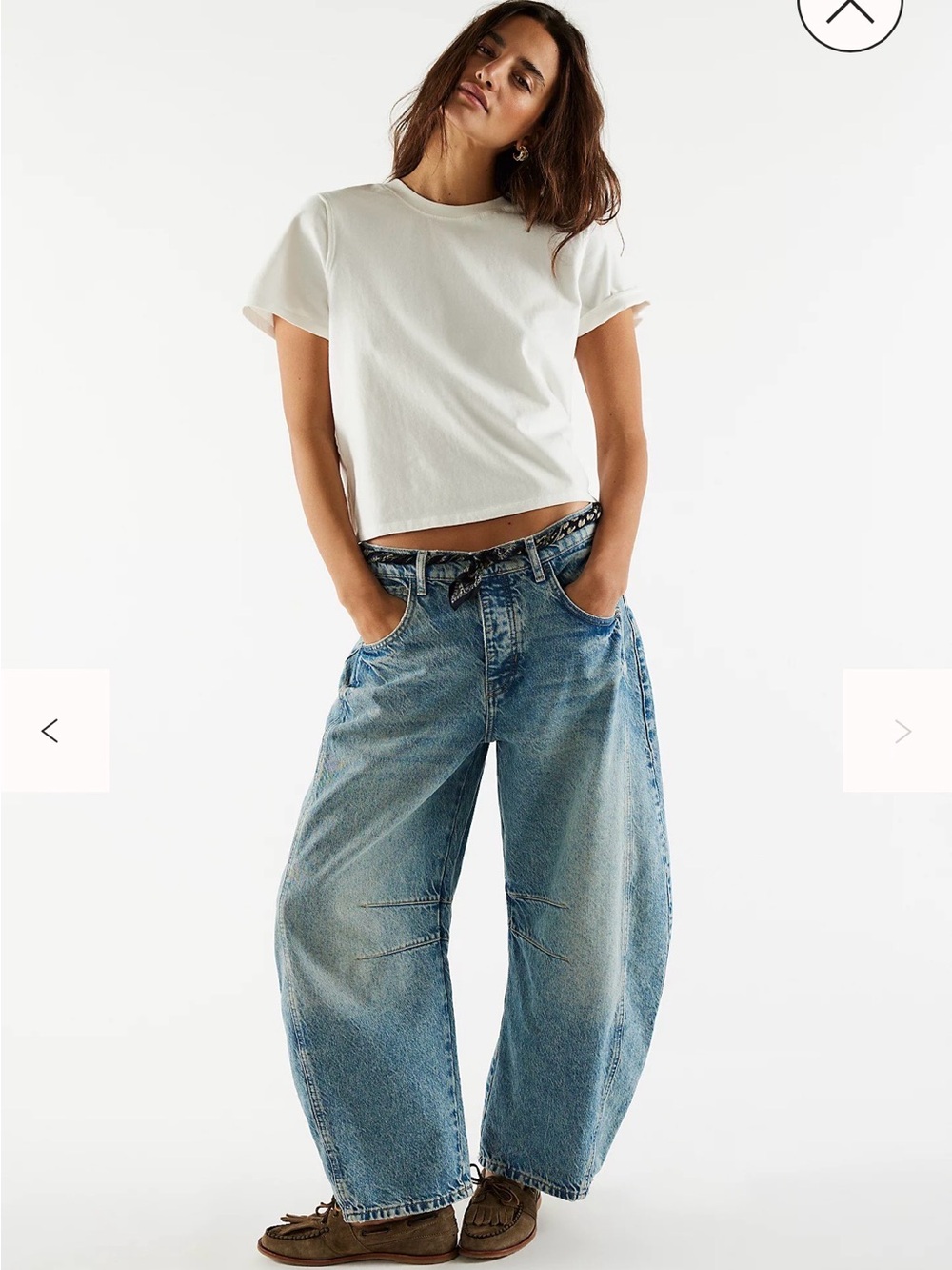 We The Free Midrise Barrel Jeans